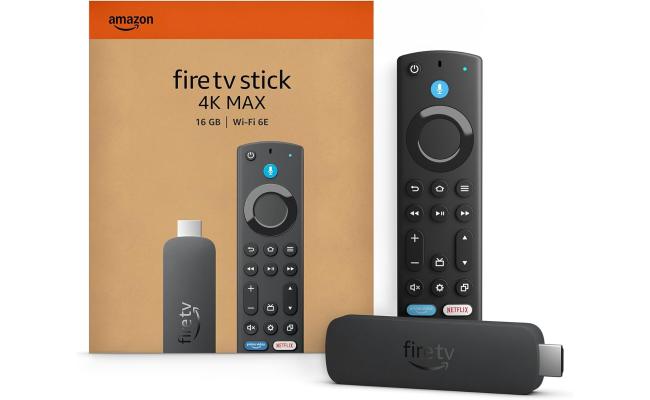 Amazon Fire TV Stick 4K Max streaming device, with AI-powered Fire TV Search, supports Wi-Fi 6E, free & live TV without cable or satellite